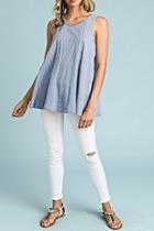  Knit Trapeze Tank