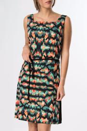  Printed Sleeveless Dress