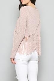  Fringe Croped Sweater