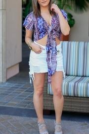  Multiprint Crop Top