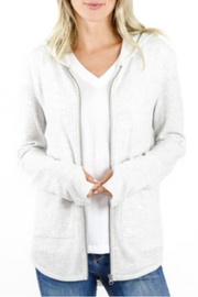  Zip-up Thumbhole Hoodie