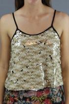  Shimmer Crop Tank