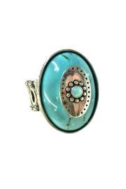 Turquoise Sparkle-stretch Ring