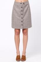 Front Button Down Skirt
