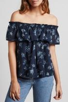  Ruffle Top Tossed Floral