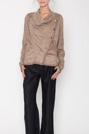  Asymetrical Draped Jacket