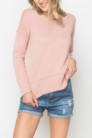 Seamed Pink Sweater