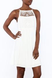  Lace Bib Swing Dress