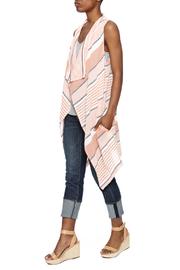  Linen Striped Vest