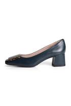  Contrast-blue Court Shoe