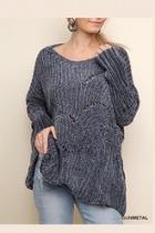  Gunmetal Soft Sweater