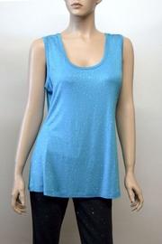 Turquoise Rhinestone Tank