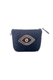  Dark Denim Makeup Bag