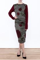  Side Ruching Dress