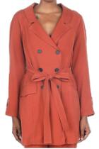  Long Sleeve Trench Coat