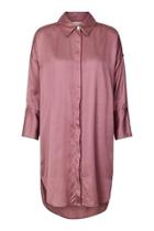  Long Satin Shirt