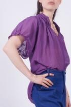  Violet Cotton Top