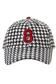  Houndstooth 8 Cap