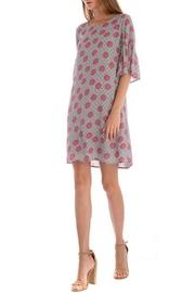  Bell-sleeve Shift Dress