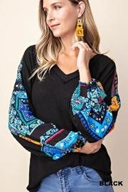  Statement Sleeve Top