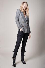  Unstructured Herringbone Blazer