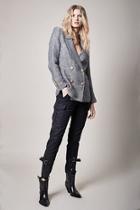  Unstructured Herringbone Blazer