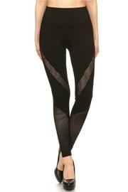  Black Fishnet Leggings