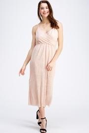  Surplice Midi Dress