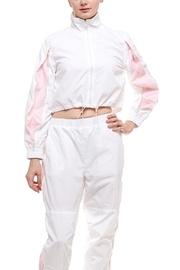  Cropped Zipper Windbreaker