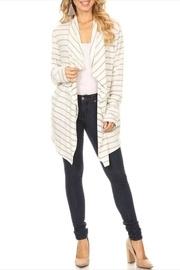  Soft Striped Cardigan