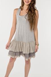  Sleeveless Ruffle Dress