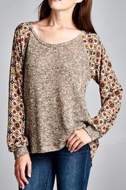  Medallion Print Top