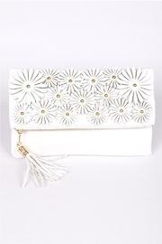  Floral Embroidered Clutch