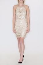  Metallic Embroidery Dress