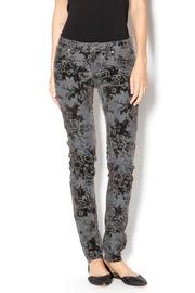  Flocked Velvet Denim Pant