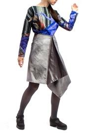  Silver Velvet Skirt