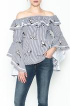  Pelican Stripe Top