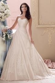  Taffeta A-line Gown