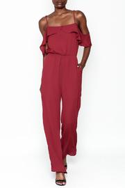  Deep Red Jumpsuit