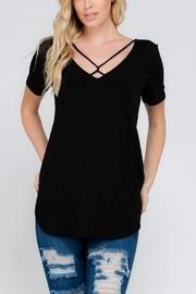  Twist Front Tee