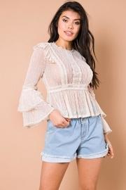  Sand Woven Top