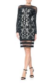  Tulle Long-sleeve Dress