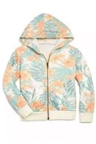  Floral Zip Hoody