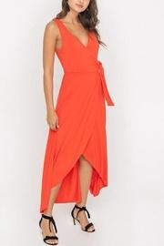  Wrap-style Flowy Midi-dress