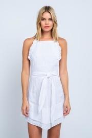  Linen Halter Mini-dress