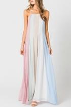  Colorblock Maxi Dress