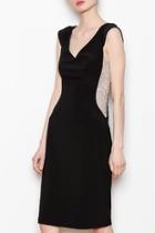  Rhinestone Panel Dress