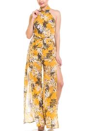  Leaf Slit-pant Set