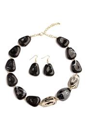  Color Stone Necklace Set