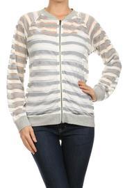  Sheer-stripes Jacket